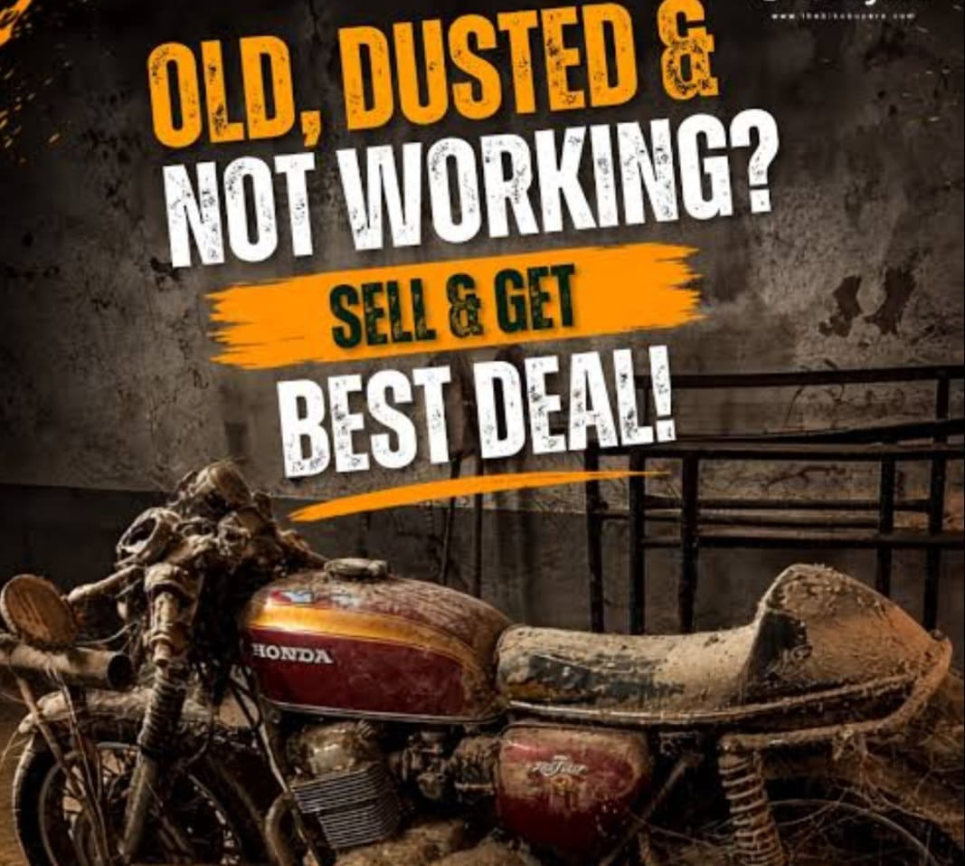 Old, dusted and not working bike? Sell and get best deal